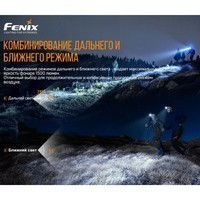 Фонарь налобный Fenix HM65R-T Raptor SST40 + CREE XP-G2 S3