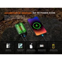 Фонарь налобный Fenix с огнеупорной повязкой HP35RSAR