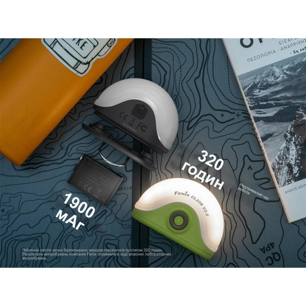 Фонарь кемпинговый Fenix V.2.0 черный CL20RV20BLK
